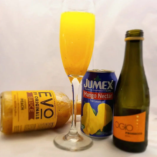 Chipotle Peach Mango Bellini